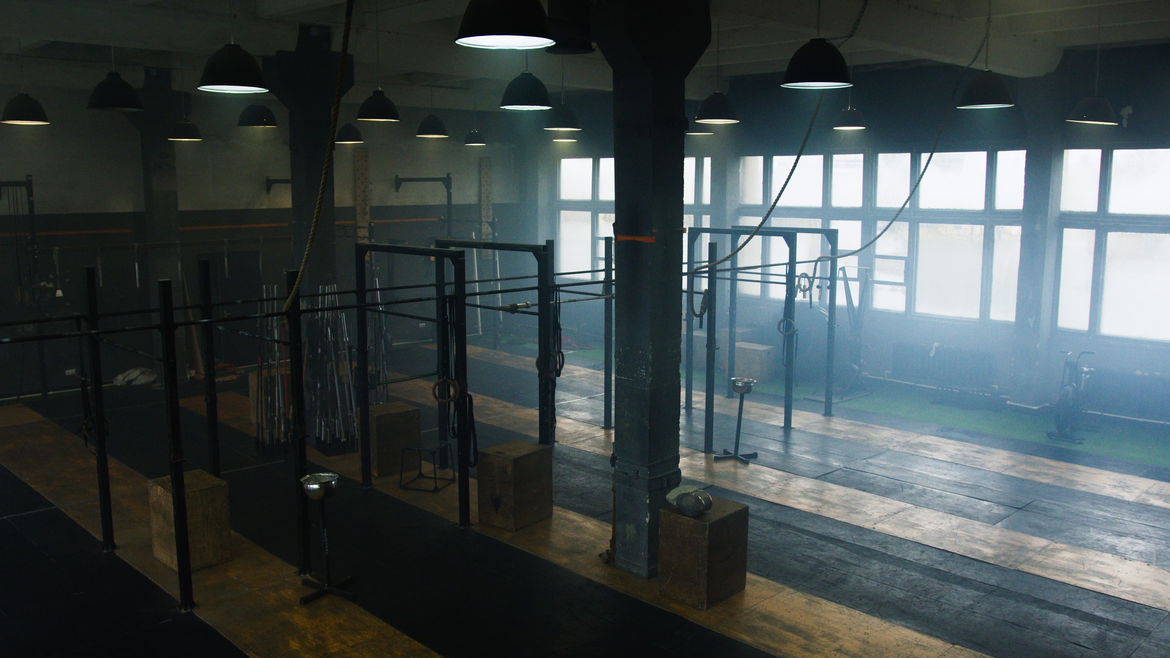 A quiet and open gym space